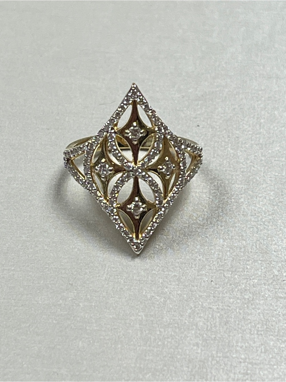 NEOT Jude Frances Intricate 18kt Yellow Gold Diamond Filigree Ring